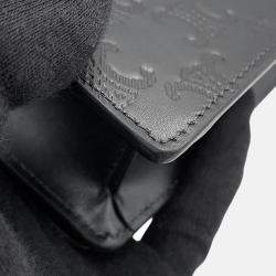 Pre Owned حقيبة كتف سيلين تريومف أفقية جلد أسود