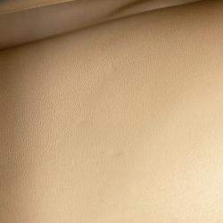 مملوكة مسبقًا Celine Mono Chrome Chain Shoulder Bag Beige Leather