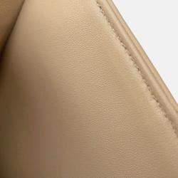 مملوكة مسبقًا Celine Mono Chrome Chain Shoulder Bag Beige Leather