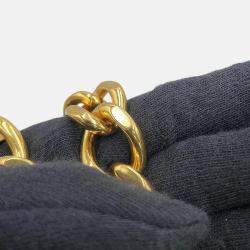 مملوكة مسبقًا Celine Mono Chrome Chain Shoulder Bag Beige Leather