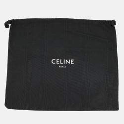 مملوكة مسبقًا حقيبة يد سيلين كاباتاي قطن أبيض/أسود كبيرة