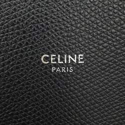 Pre Owned حقيبة يد سيلين كاباس عمودية جلد سوداء حجم صغير