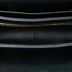 Pre Owned حقيبة كروس بودي جلد عجل لامع كلاسيك أسود سيلين تريومف