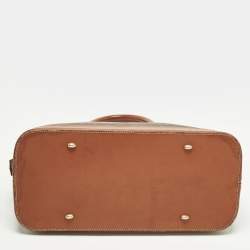 مملوكة مسبقًا Celine Brown Macadam Print Coated Canvas and Leather Dome Bag