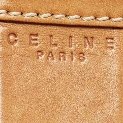 مملوكة مسبقًا Celine Brown Macadam Print Coated Canvas and Leather Dome Bag
