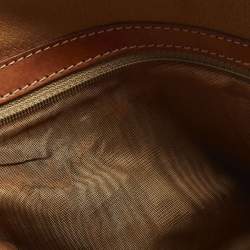 مملوكة مسبقًا Celine Brown Macadam Print Coated Canvas and Leather Dome Bag