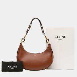 مملوكة مسبقًا Celine Brown Leather Ava Shoulder Bag