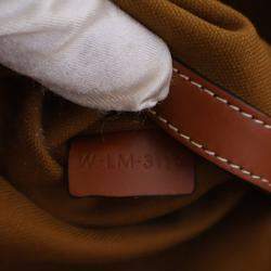 مملوكة مسبقًا Celine Brown Medium Triomphe Coated Canvas Cabas Tote