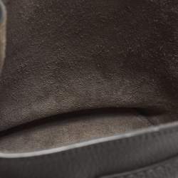 Pre Owned Celine Big Grey Nano Leather Bucket Bag