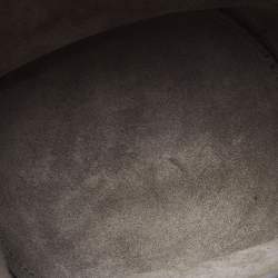 Pre Owned Celine Big Grey Nano Leather Bucket Bag