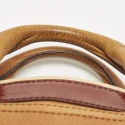 مملوكة مسبقًا حقيبة يد سيلين بوغي جلد ثلاثية اللون