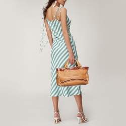 مملوكة مسبقًا حقيبة يد سيلين بوغي جلد ثلاثية اللون