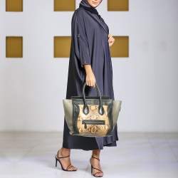 مملوكة مسبقًا Celine Luggage Mini Tricolor Leather and Python Tote