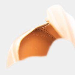 Pre Owned Celine Brown Small Houndstooth Canvas and Calfskin Cuir Triomphe Oval Crossbody