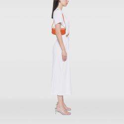 Pre Owned حقيبة سيليين تابو جلد عجل ناعم برتقالي بحزام اليد