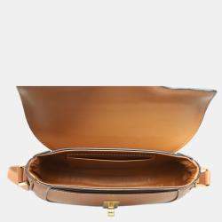 Pre Owned Celine Small Tan Leather Besace 16 Bag