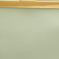 مملوكة مسبقًا Celine Clasp Mini Light Green Leather Crossbody Bag