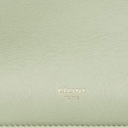 مملوكة مسبقًا Celine Clasp Mini Light Green Leather Crossbody Bag