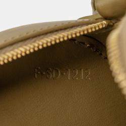 Pre Owned حقيبة كروس بيضوية جلد عجل صغيرة خضراء سيلين تريومف