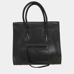 مملوكة مسبقًا Celine Black Calfskin Phantom Luggage Tote Bag