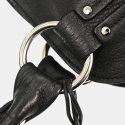 Pre Owned Celine Black Leather Handbag