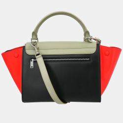 Pre Owned Celine Tricolor Trapeze 2Way Handbag