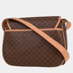 مملوكة مسبقًا Celine Brown Pvc Macadam Shoulder Bag