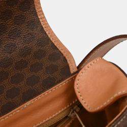 مملوكة مسبقًا Celine Brown Pvc Macadam Shoulder Bag