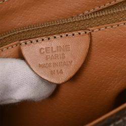 مملوكة مسبقًا Celine Brown Pvc Macadam Shoulder Bag