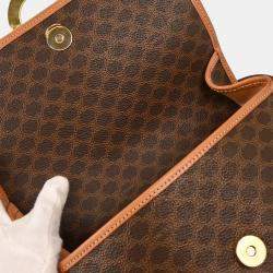 مملوكة مسبقًا حقيبة كتف سيلين بي في سي بني مكدام