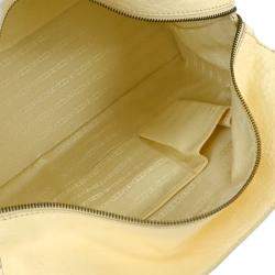 Pre Owned حقيبة يد جلد كريم سيلين