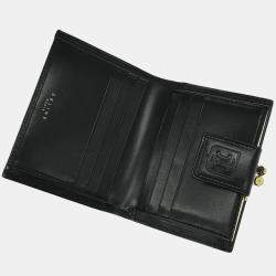 مملوكة مسبقًا Celine Black Pvc Macadam Wallet