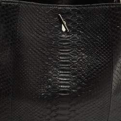 مملوكة مسبقًا Celine New Black Python Shoulder Bag