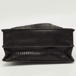مملوكة مسبقًا Celine New Black Python Shoulder Bag