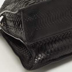 مملوكة مسبقًا Celine New Black Python Shoulder Bag