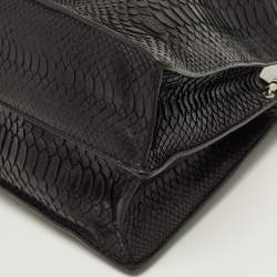 مملوكة مسبقًا Celine New Black Python Shoulder Bag
