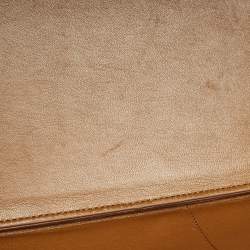 Pre Owned Celine Doctor Orange Leather Frame Bag