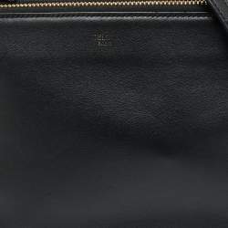 مملوكة مسبقًا Celine Trio Small Black Leather Crossbody Bag