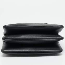 مملوكة مسبقًا Celine Trio Small Black Leather Crossbody Bag