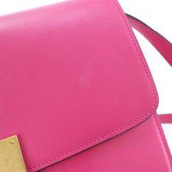 Pre Owned حقيبة بوكس جلد عجل ناعمة متوسطة من سيلين