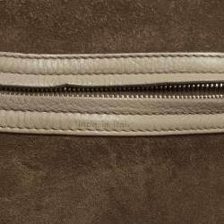 مملوكة مسبقًا حقيبة يد سيلين فانتوم لاغيدج جلد برتقالي متوسطة