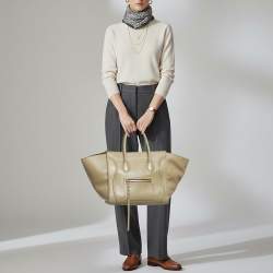 مملوكة مسبقًا حقيبة يد سيلين فانتوم لاغيدج جلد برتقالي متوسطة