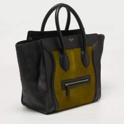 Pre Owned حقيبة يد سيلين لاجدج صغيرة جلد بيج