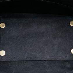 Pre Owned Celine Black Mini Grained Calfskin Belt Bag