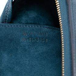 Pre Owned حقيبة حزام سيلين جلد العجل المحبب الصغير الأزرق