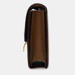 مملوكة مسبقًا Celine Brown Leather Medium Box Bag