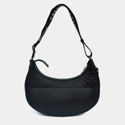 Pre Owned Celine Black Nylon Ava Shoulder Bag