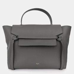 مملوكة مسبقًا Celine Grey Leather Mini Belt Bag