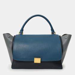 Pre Owned حقيبة سيلين ترابيز جلد ثلاثية اللون متوسطة