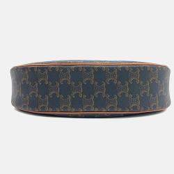 مملوكة مسبقًا Celine Brown Canvas Triumph Ava Hobo Bag